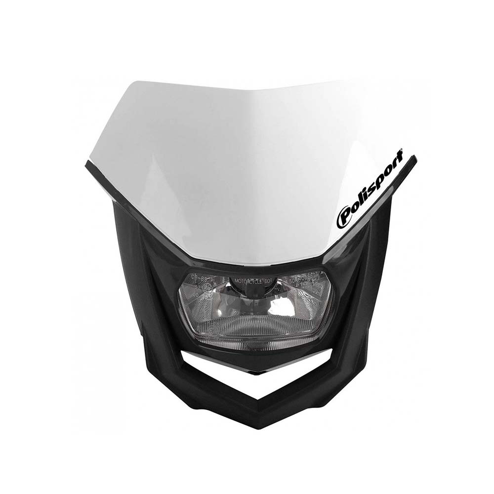 8657400001 Polisport Halo Headlight 8657400001 - Black/White